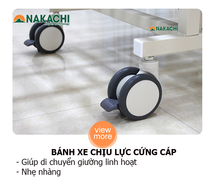 bánh xe Giường Y Tế Đa Năng Điện Cơ Nakachi NC-04DC